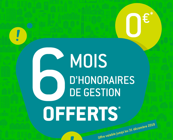 Ne passez pas à côté de 6 mois d’honoraires de gestion offerts* !