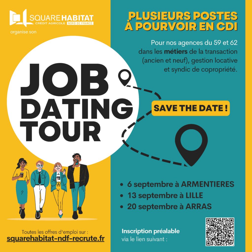 Emploi et recrutement avec Square Habitat Nord de France