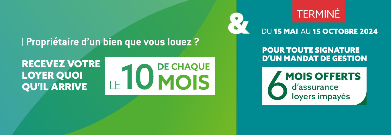 6 mois offerts d’Assurance Loyers Impayés pour la gestion de votre logement à louer