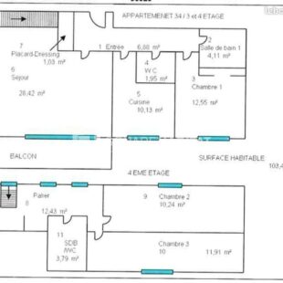 Location appartement à Marcq-En-Barœul
