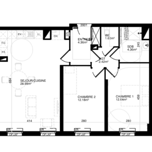 Location appartement à Lille