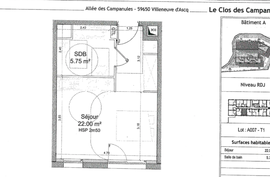 Location appartement à Villeneuve-D’ascq