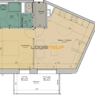 Location appartement à Wambrechies