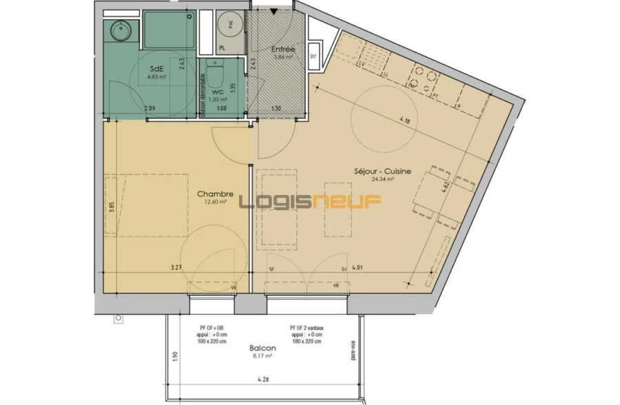 Location appartement à Wambrechies