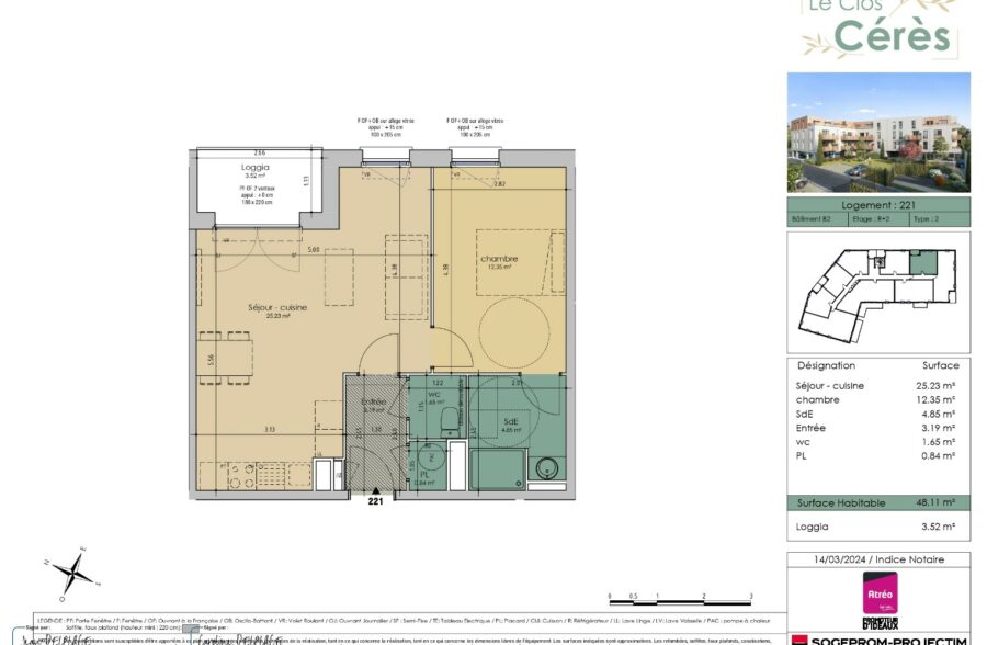 Location appartement à Wambrechies