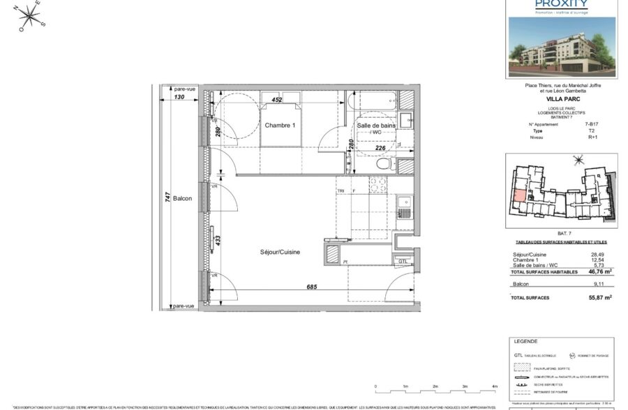 Location appartement à Loos