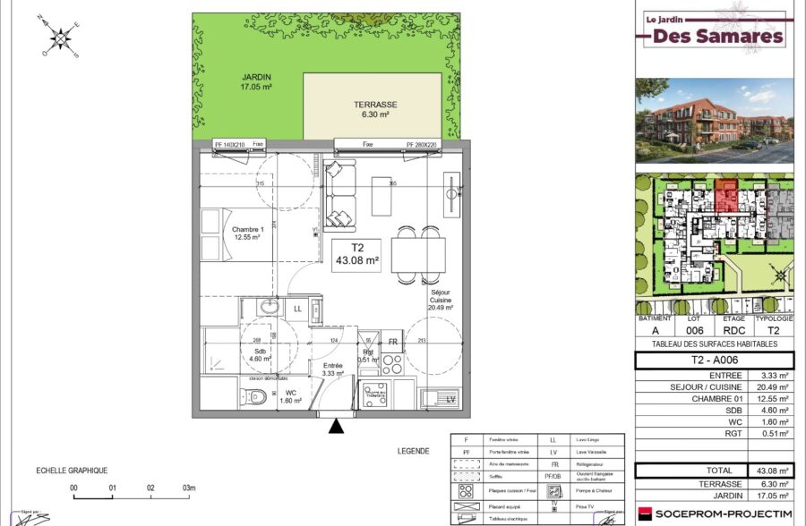 Location appartement à Seclin