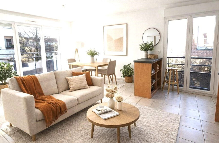 Appartement Saint Andre Lez Lille 3 pièce(s), balcon, parking, piscine <small>&nbsp;Sous compromis&nbsp;</small>