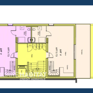 Appartement T2 Cabine Duplex 62.22 m2 Stella Plage