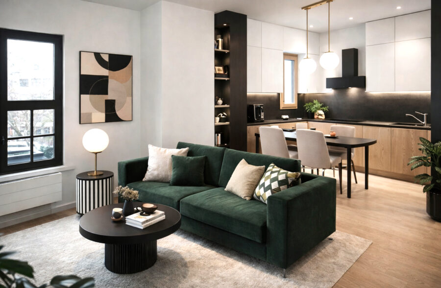 Appartement proche du Golf d’ANZIN de 45.76 m2