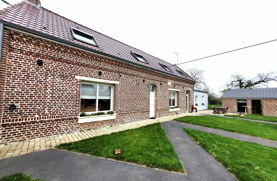 longère individuelle entretenue limite Cambrai