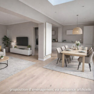 Semi plain-pied – 4 chambres – Garage – Jardin