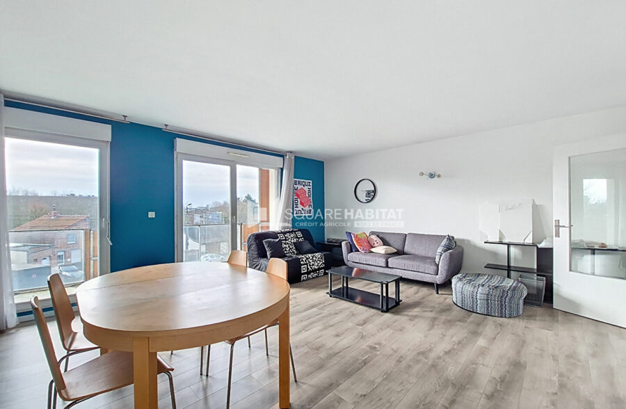 LOOS – APPARTEMENT – 3 CHAMBRES – 2 SDB – 2 TERRASSES – 2 GARAGES