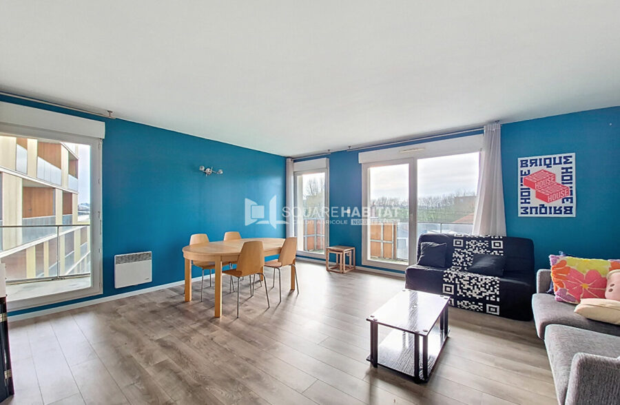 LOOS – APPARTEMENT – 3 CHAMBRES – 2 SDB – 2 TERRASSES – 2 GARAGES