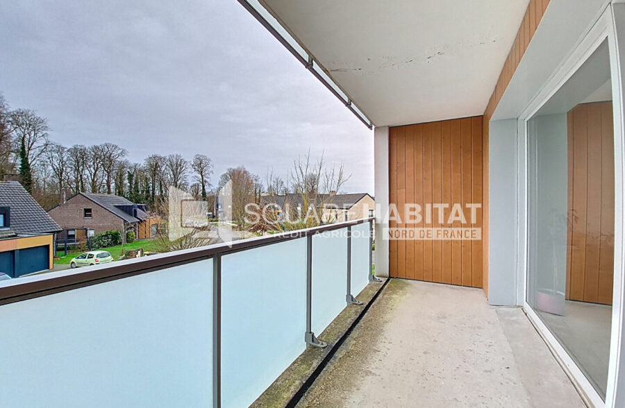 LOOS – APPARTEMENT – 2 CHAMBRES – BALCON – PARKING