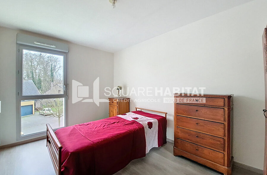 LOOS – APPARTEMENT – 2 CHAMBRES – BALCON – PARKING