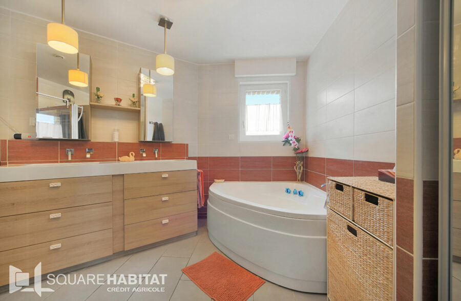 Pavillon briques individuel 4 chambres en plain-pied