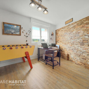 Pavillon briques individuel 4 chambres en plain-pied