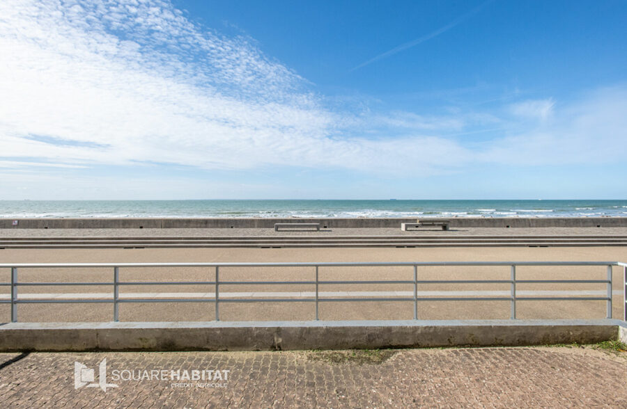 APPARTEMENT WISSANT- FRONT DE MER – 1 CHAMBRE – PLACE DE PARKING PRIVEE –  TERRASSE