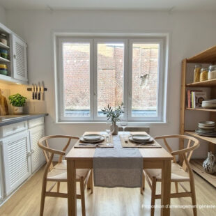 VIEUX-LILLE – HYPERCENTRE : JOLI TYPE 2 EN ARRIERE DE COPROPRIETE SECURISEE ET ENTRETENUE