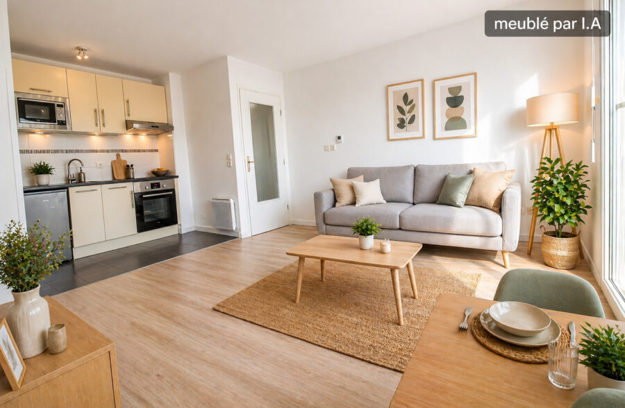 Centre ville, appartement de standing type 2