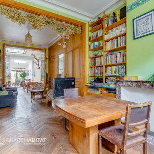 Large maison BOURGEOISE d’environ 170 m2 hab, 4 chambres, 2 sdb, jardin