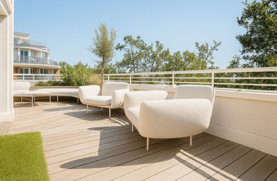 VAUBAN SUPERBE APPARTEMENT AVEC MAGNIFIQUE TERRASSE, CAVE ET GRAND GARAGE