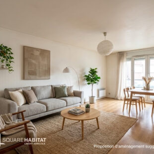 LILLE RÉPUBLIQUE / HYPERCENTRE : SPACIEUX T2 DE 49 M² AVEC TERRASSE ET BOX PRIVATIF