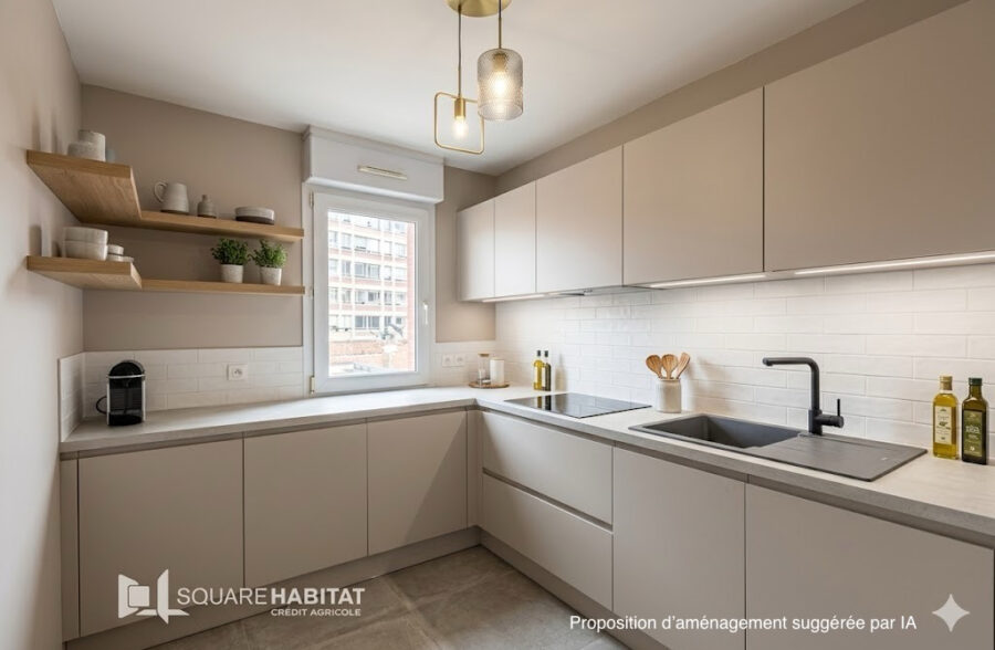 LILLE RÉPUBLIQUE / HYPERCENTRE : SPACIEUX T2 DE 49 M² AVEC TERRASSE ET BOX PRIVATIF