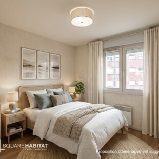 LILLE RÉPUBLIQUE / HYPERCENTRE : SPACIEUX T2 DE 49 M² AVEC TERRASSE ET BOX PRIVATIF