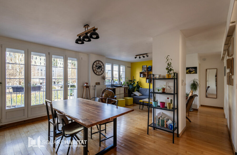 LILLE GRAND PALAIS : APPARTEMENT TYPE 4 DE 88,35M² AVEC PLACE DE PARKING ET CAVE