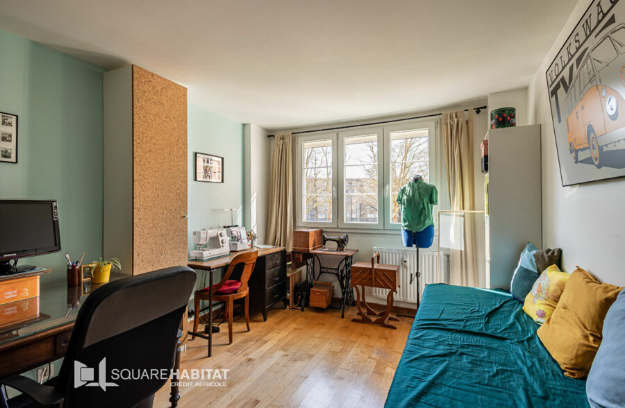 LILLE GRAND PALAIS : APPARTEMENT TYPE 4 DE 88,35M² AVEC PLACE DE PARKING ET CAVE