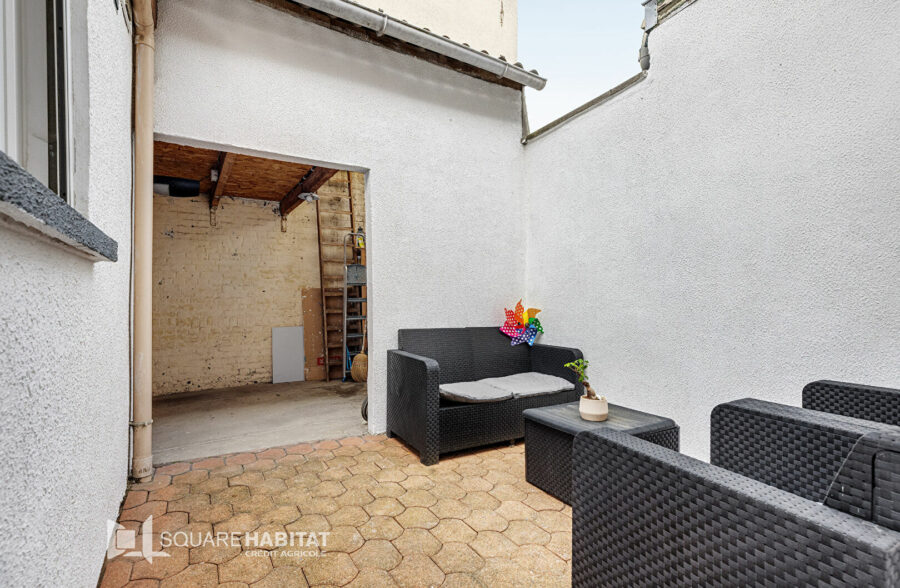Wasquehal, Maison 2 chambres + bureau, terrasse et garage