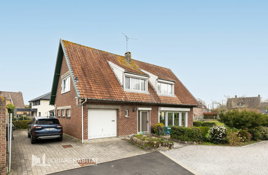 Baisieux – Maison individuelle 4 chambres – Jardin – Garage – 368 000 €