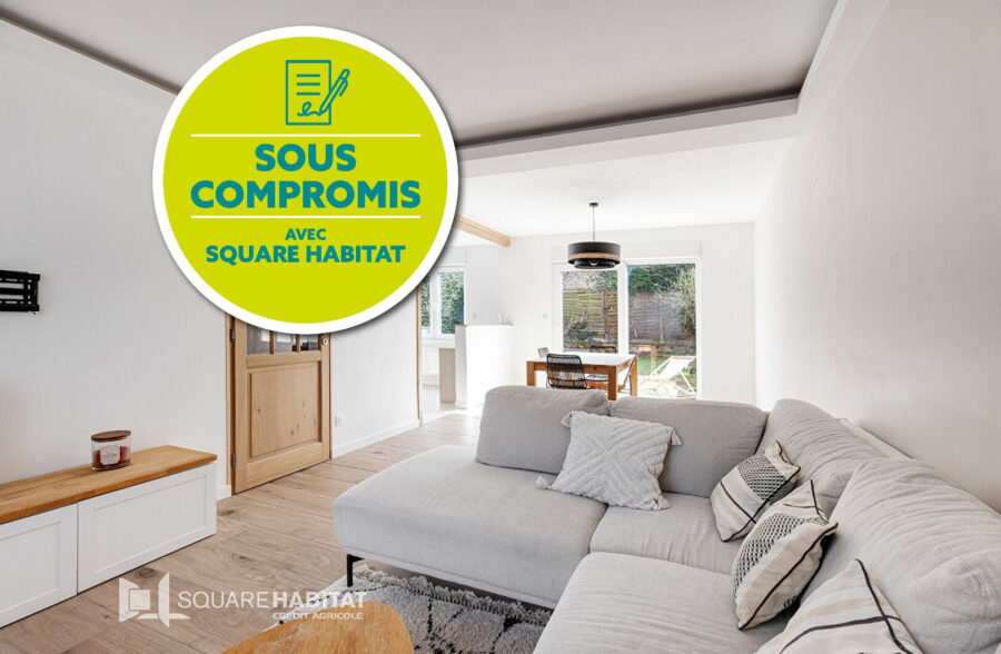 Maison des années 70-  4 chs jardin + garage proche tramway &nbsp;Sous compromis&nbsp;