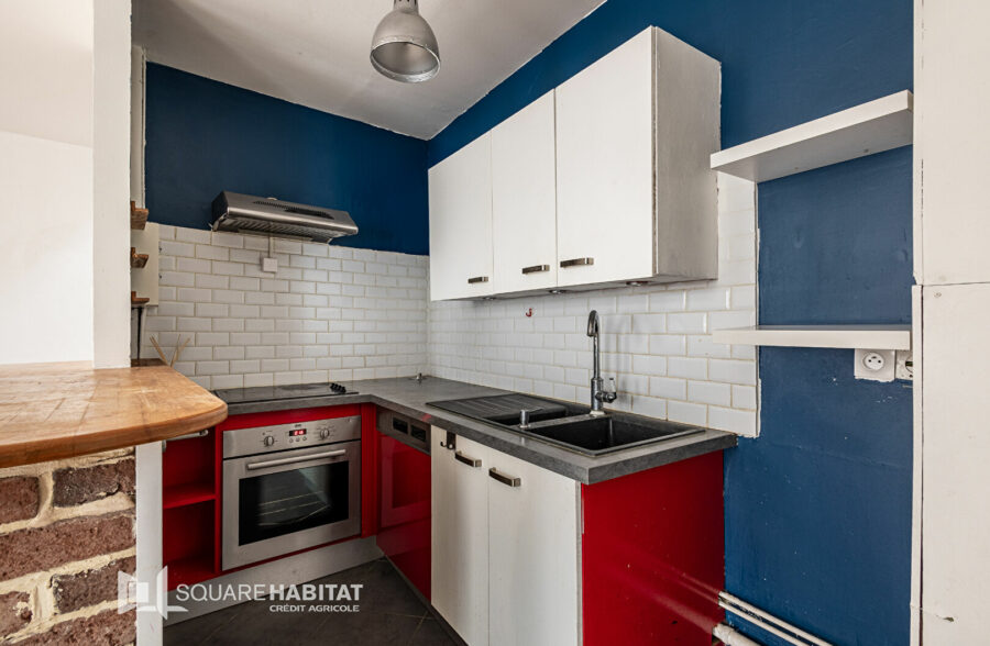 EXCLUSIVITÉ WAZEMMES – SAINT-MICHEL : CHARMANT T2 BIS EN TRIPLEX AVEC TERRASSE PRIVATIVE