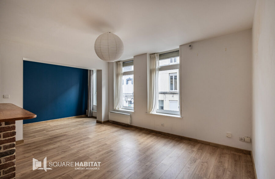 EXCLUSIVITÉ WAZEMMES – SAINT-MICHEL : CHARMANT T2 BIS EN TRIPLEX AVEC TERRASSE PRIVATIVE