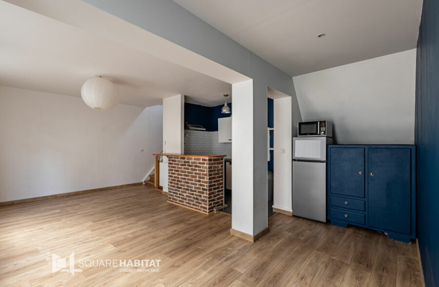EXCLUSIVITÉ WAZEMMES – SAINT-MICHEL : CHARMANT T2 BIS EN TRIPLEX AVEC TERRASSE PRIVATIVE