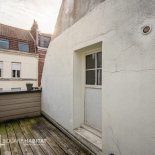 EXCLUSIVITÉ WAZEMMES – SAINT-MICHEL : CHARMANT T2 BIS EN TRIPLEX AVEC TERRASSE PRIVATIVE