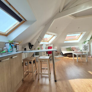 Charmant studio sous les toits – Dernier étage – 23 m² au sol – Idéal investisseur !