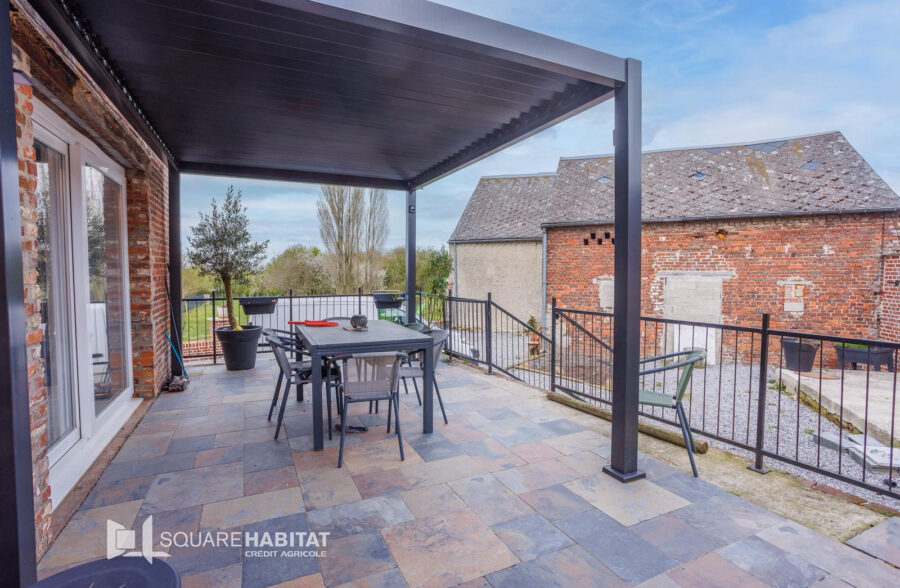 Maison individuelle 3 chambres, grange, jardin et garage