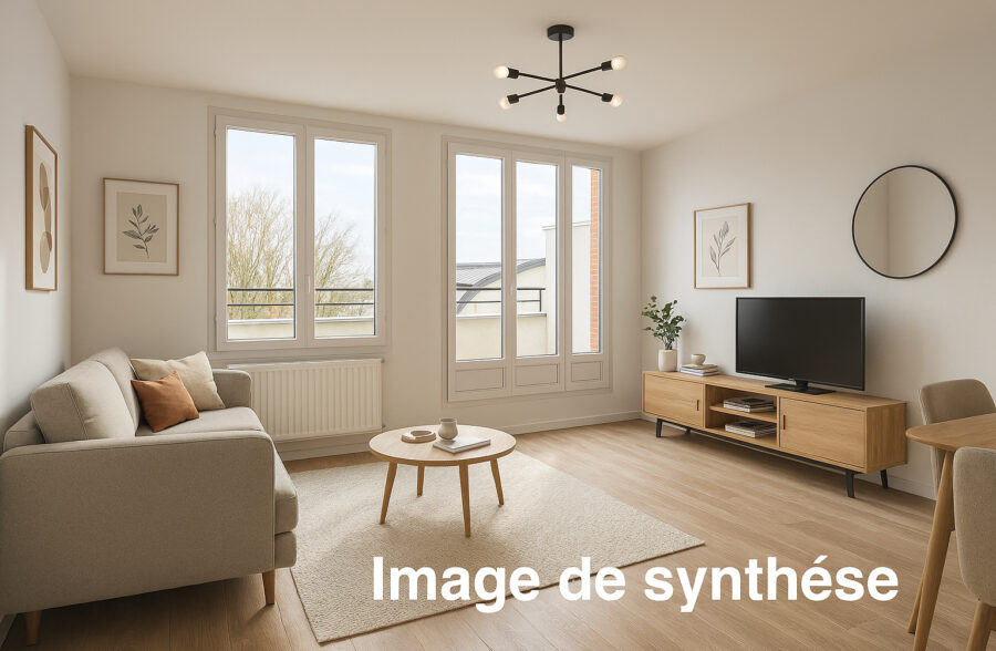 Appartement duplex T4 82 m² Dernier étage  Balcon & garage