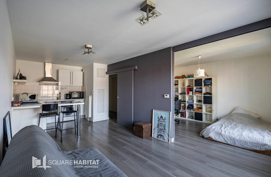 Type 2 de 41 m² avec balcon et parking – Résidence récente – Lille Moulins