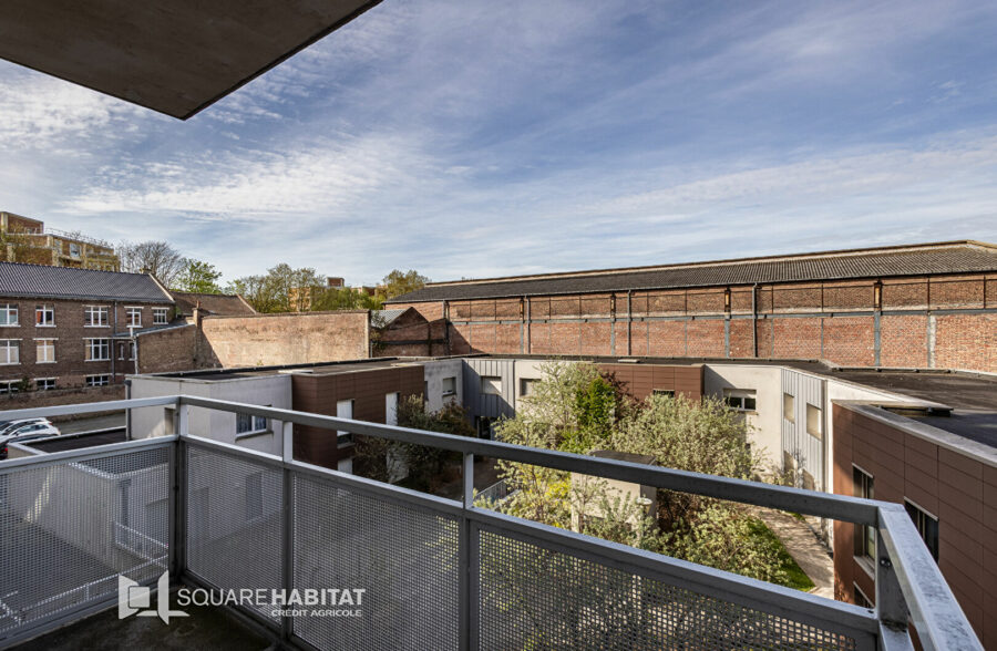 Type 2 de 41 m² avec balcon et parking – Résidence récente – Lille Moulins