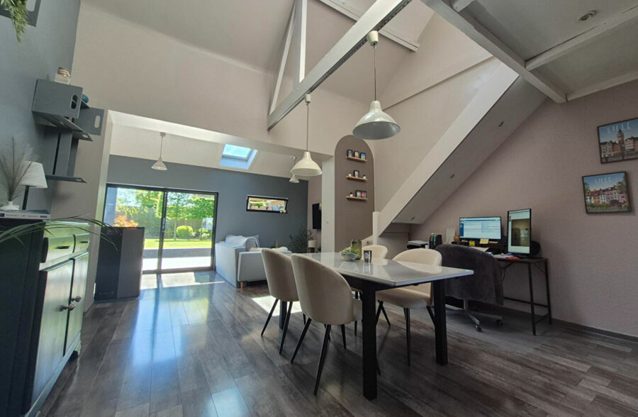 Maison  semi- plain pied avec garage Neuville-en-ferrain