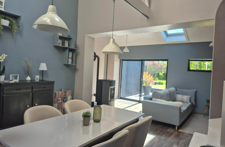 Maison  semi- plain pied avec garage Neuville-en-ferrain