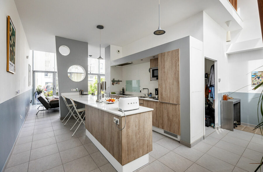 EXCLUSIVITE : LILLE CHU OSCAR LAMBRET : Maison d’architecte de 160 m² – 3 chambres jardin garage