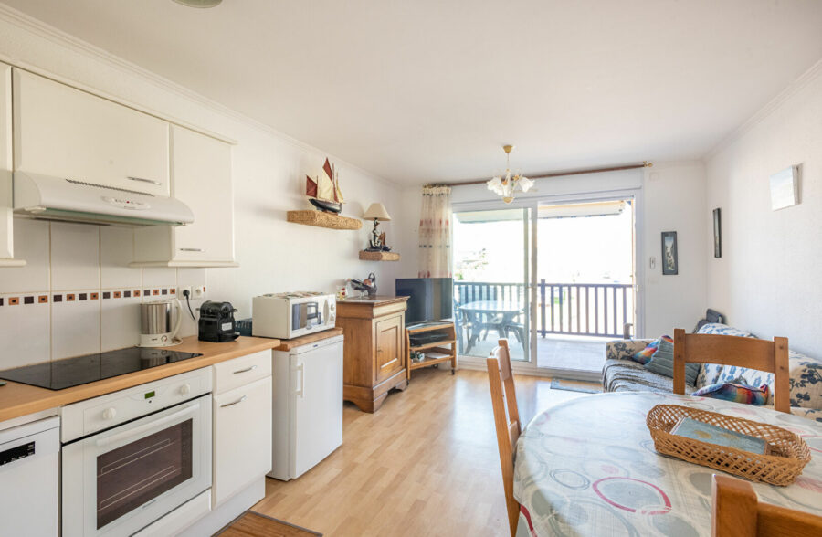 Appartement T2 avec cabine Stella Plage  41 m2 en bord de mer