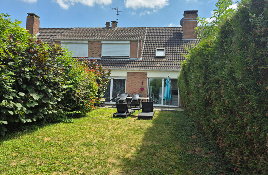 Maison Noyelles Les Seclin 4 pièce(s) 105 m2, jardin et garage