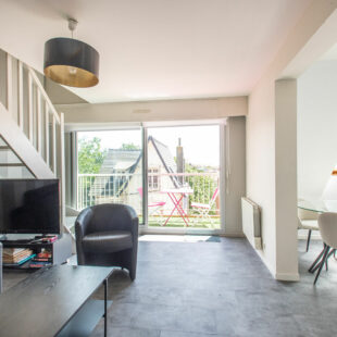 Duplex lumineux à Merlimont-Plage 2 chambres, terrasse plein sud